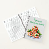 Groene kerstboom recept notitieboek (Binnen)