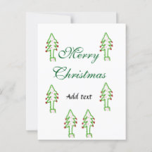 Groene kerstboom rode kersen vrolijke kerst mo