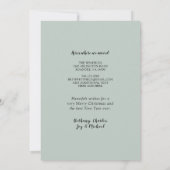 Groene Kerstboom Roze Gouden Ster Kerst Bewegend Aankondiging (Achterkant)