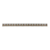 Groene kerstboom satijnen lint (Voorkant)