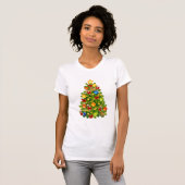 Groene kerstboom t-shirt (Voorkant volledig)