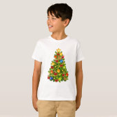 Groene kerstboom t-shirt (Voorkant volledig)