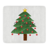 Groene kerstboom Thunder_Cove Snijplank (Voorkant)