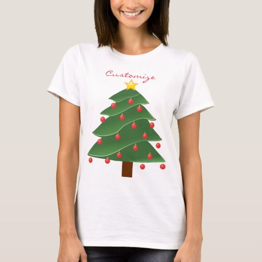 Groene kerstboom Thunder_Cove T-Shirt (Voorkant)