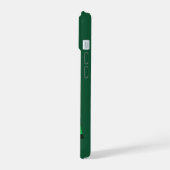 Groene Kerstboom Vakantie iPhone 15 Case (Linkerkant)