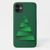 Groene kerstboomfeestdag Case-Mate iPhone case (Achterkant)
