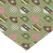 Groene kerstboomversieringen met Retro Korte Tafelloper (Hoek)