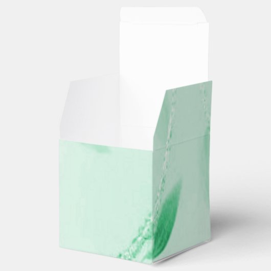 Groene kerstcadeaudoos bedankdoosjes (Geopend)