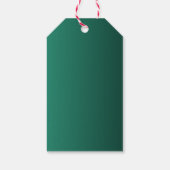 Groene kerstcadeaus cadeaulabel (Achterkant)