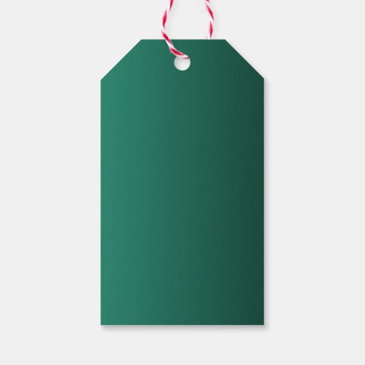 Groene kerstcadeaus cadeaulabel (Achterkant)