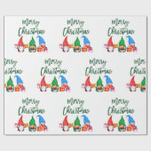 Groene kerstcadeautjes met Waterverf voor het scri Cadeaupapier (Vlak)