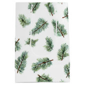 Groene Kerstden Medium Cadeauzakje (Achterkant)