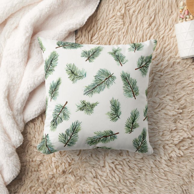 Groene Kerstdennenboom  Kussen (Deken)