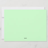 Groene kerstgroeten feestdagenkaart (Achterkant)