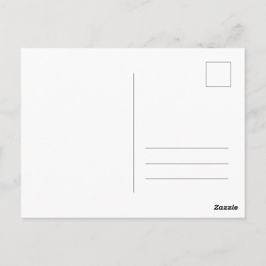 Groene kerstkaart briefkaart (Achterkant)