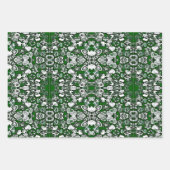 Groene kerstkoekjes inpakpapier vel (Voorkant 3)