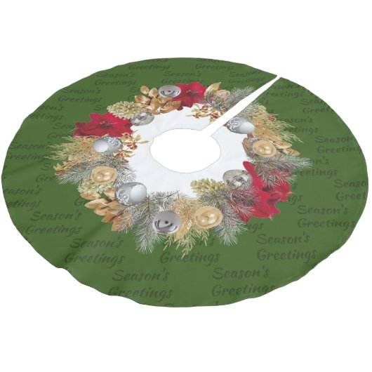 GROENE Kerstkrans Kerstboom Rok (Gekanteld)