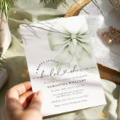 Groene Kerstmis Bruids Douche Uitnodiging