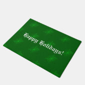 Groene Kerstmis Decoratief Deurmat (Schuin)