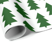 Groene Kerstmis groen traditioneel Cadeaupapier (Rol Hoek)