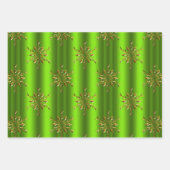 Groene Kerstmis Inpakpapier Vel (Voorkant 3)