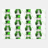 Groene Kerstmis Inpakpapier Vel (Voorkant 2)