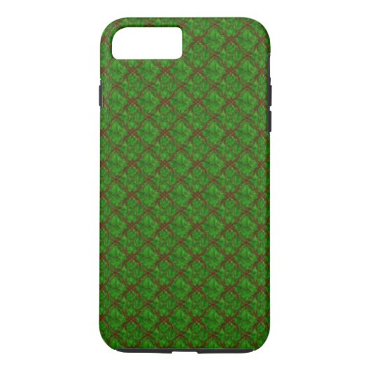 Groene Kerstmis iPhone Case (Achterkant)
