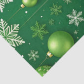 Groene Kerstmis Tissuepapier (Detail)