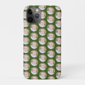 Groene Kerstmis Verjaardag Gepersonaliseerde foto Case-Mate iPhone Case (Achterkant)