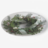 Groene kerstmug papieren bordje (Gekanteld)