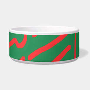 Groene Kerstsok op Groen Voerbakje