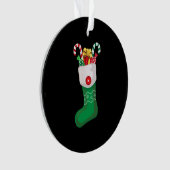 Groene kerststop ornament (voorkant)