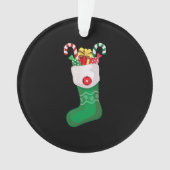 Groene kerststop ornament (voorkant)