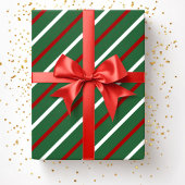 Groene kerstval Patroon Cadeaupapier