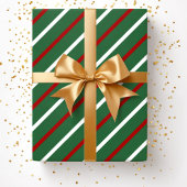 Groene kerstval Patroon Cadeaupapier