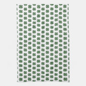  groene keukenhanddoek met geluk (Verticaal)
