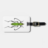 Groene kever bagagelabel (Voorkant horizontaal)