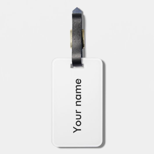 Groene kever bagagelabel (Achterkant verticaal)