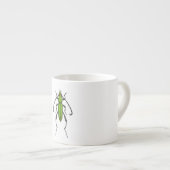 Groene kever espresso kop (Voorkant rechts)