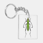 Groene kever sleutelhanger (Voorkant Links)