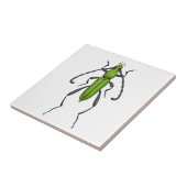 Groene kever tegeltje (Zijkant)