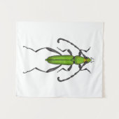 Groene kever wandkleed (Voorkant (horizontaal))