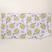 Groene Kevers Patroon Insectenliefhebber Goblincor Strandlaken (Voorkant)