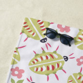 Groene Kevers Patroon Insectenliefhebber Goblincor Strandlaken (In situ)