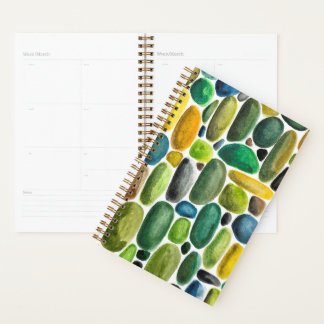 Groene Kiezelstenen Planner