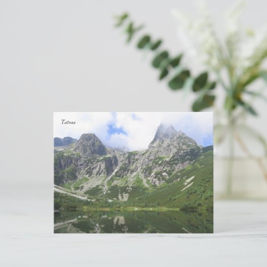 Groene Kiezmarski vijver, Tatras Briefkaart (Staand voorkant)