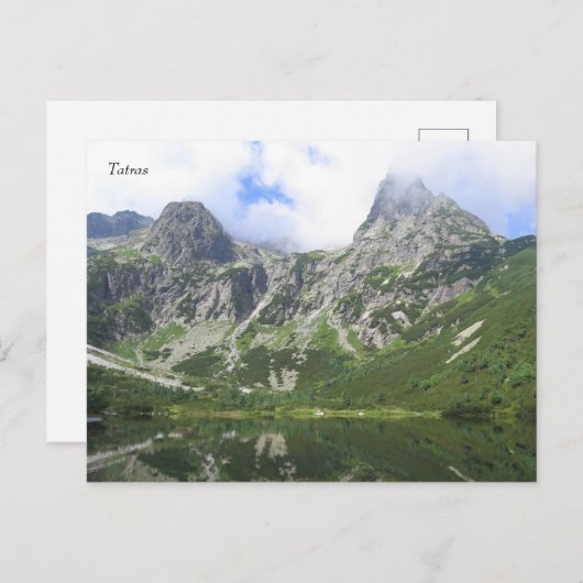 Groene Kiezmarski vijver, Tatras Briefkaart (Voorkant / Achterkant)