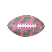 Groene kikker Amphibian Animals Roze Glitter Fanta American Football (Voorkant)