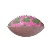 Groene kikker Amphibian Animals Roze Glitter Fanta American Football (Gedraaid 90)