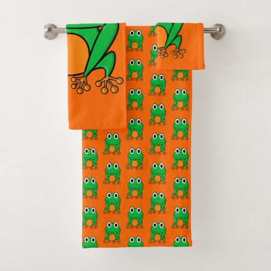 Groene kikker bad handdoek (Insitu)